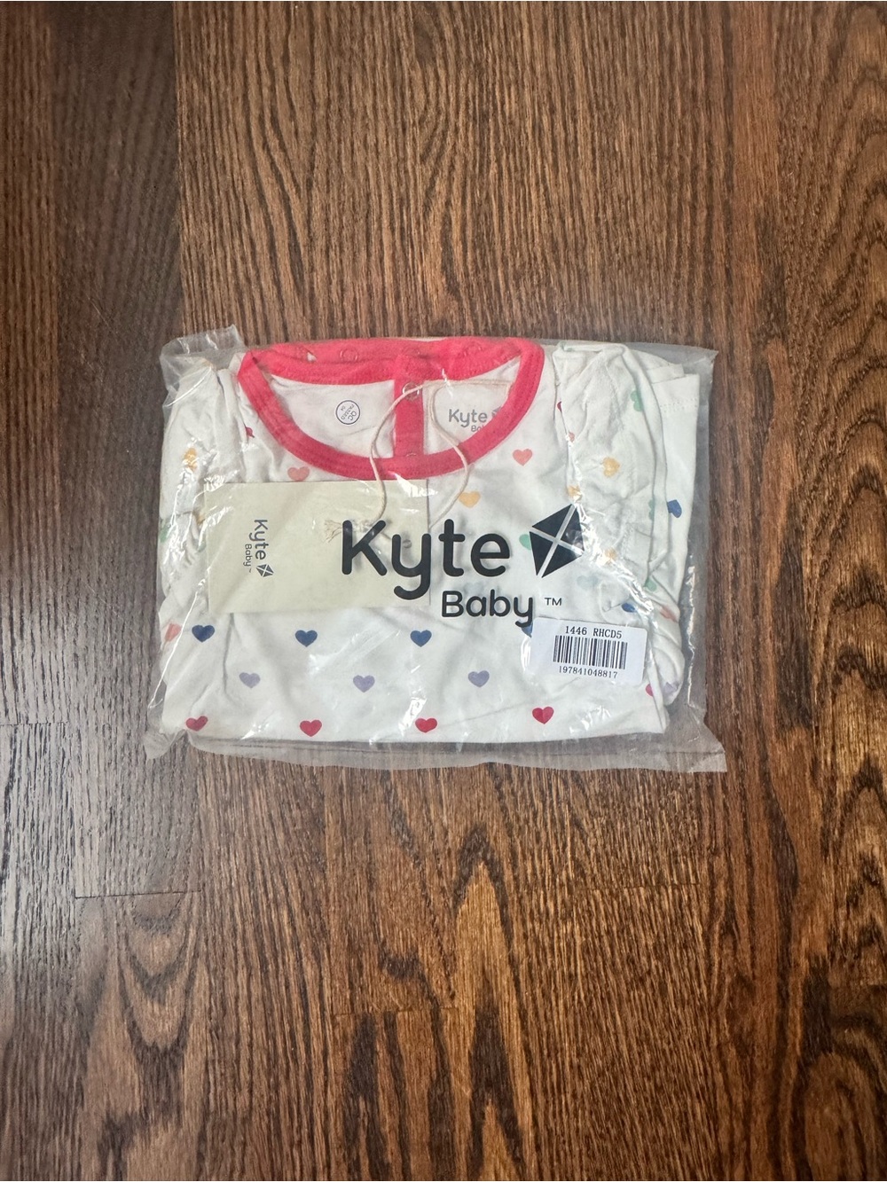 NWT Kyte Baby Twirl Bodysuit Dress Cloud Rainbow Heart | 18-24 Months